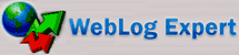 WebLog Expert Log Analysis Software - Click for Details.